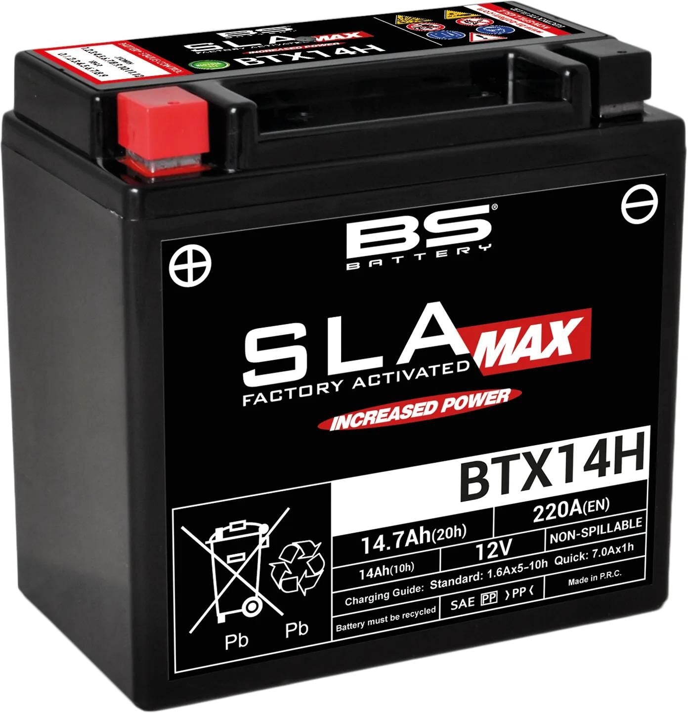 Batteria BS Batteria BTX14H BS SLA-MAX
