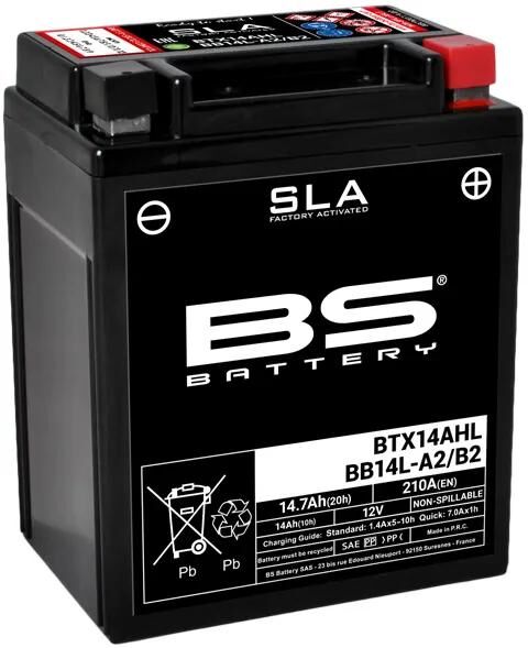 Batteria BS Batteria BB14L-A2 B2 BS SLA BTX14AHL