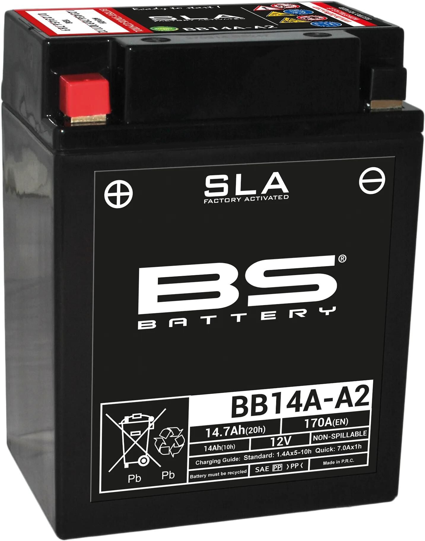 Batteria BS Batteria BB14A-A2 BS SLA