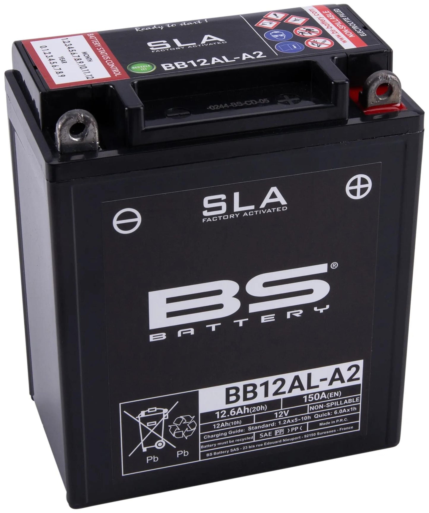 Batteria BS Batteria BB12al-A2 BS SLA