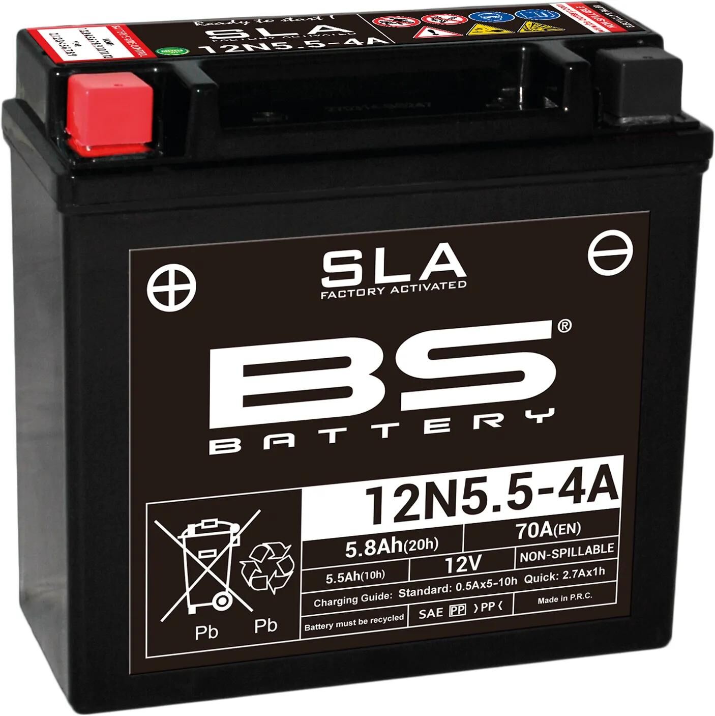 Batteria BS batteria 12N5.5-4A 4B BS SLA