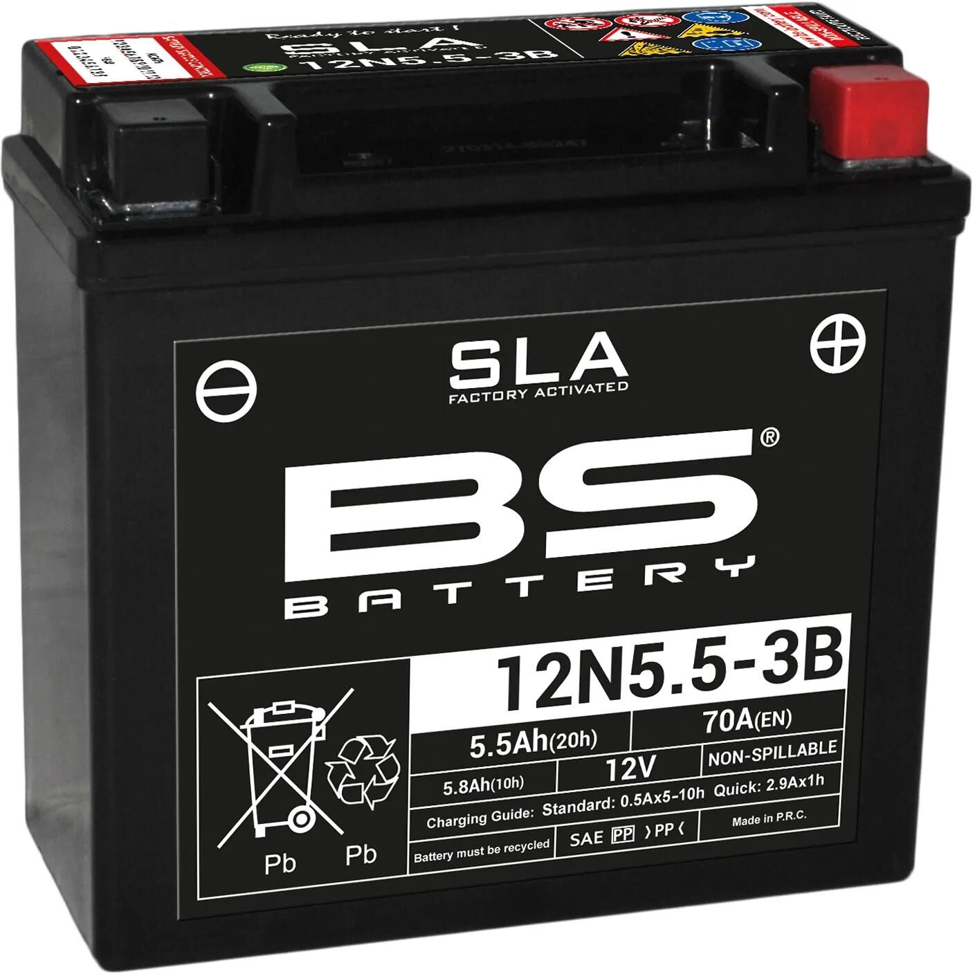 Batteria BS batteria 12N5.5-3B BS SLA