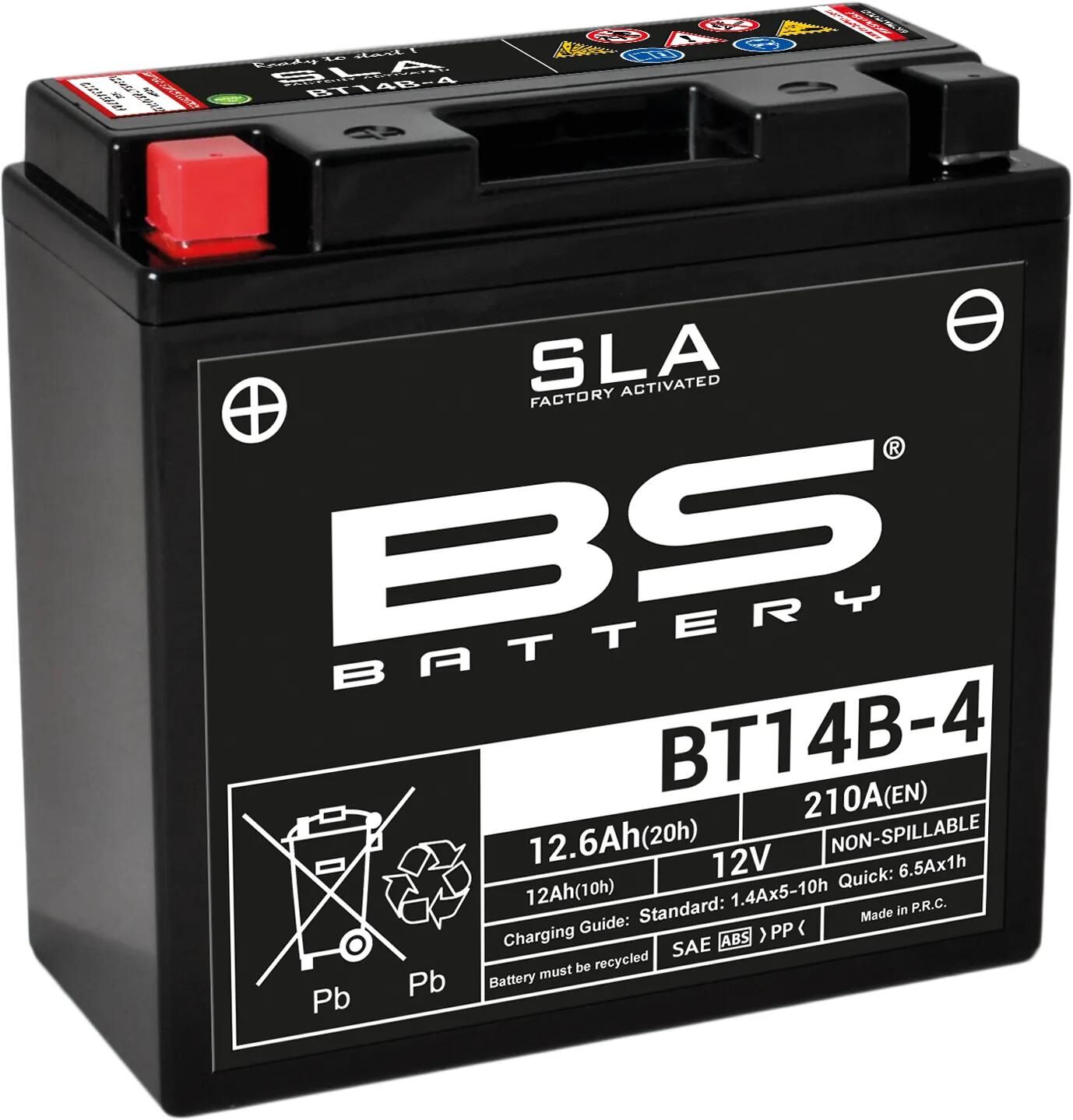 Batteria BS batteria BT14B-4 BS SLA