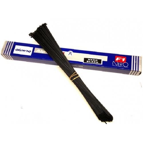 ALPINA SPAAK NERO ACCIAIO ISTLESSE 13G 320mm Ø2,33 mm per la macchina dei raggi P 1440