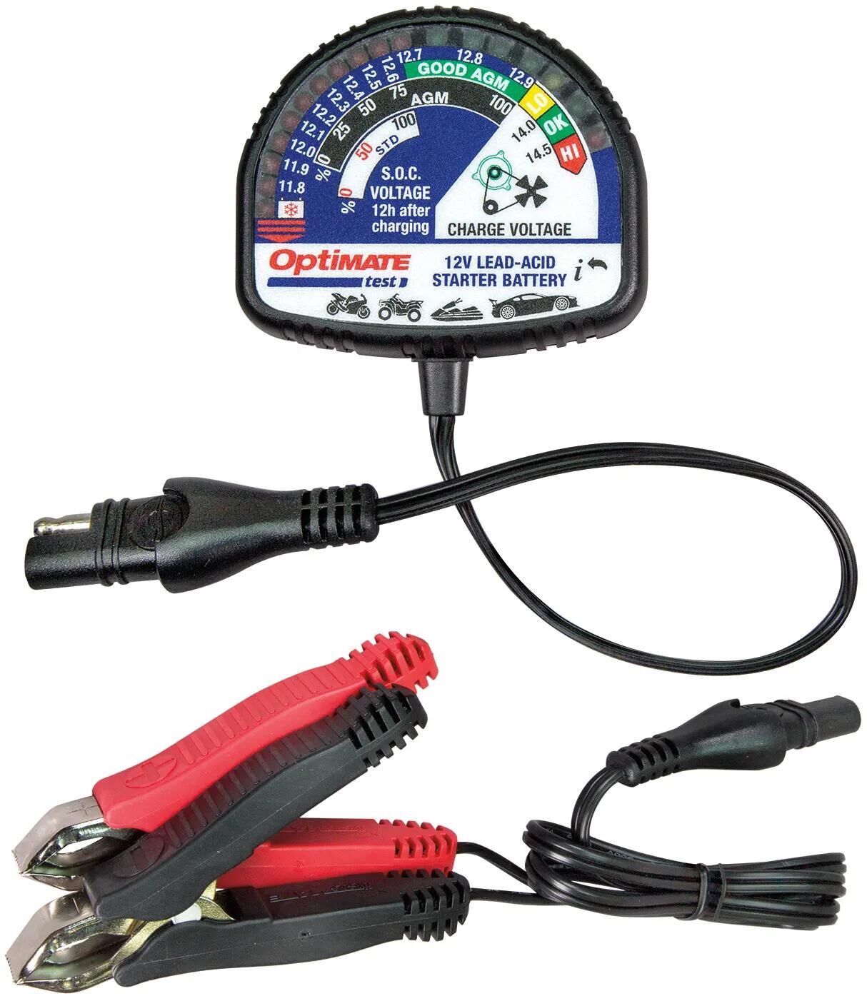 TecMate Batteryer Optate Test. Optate de probador de batería TS130