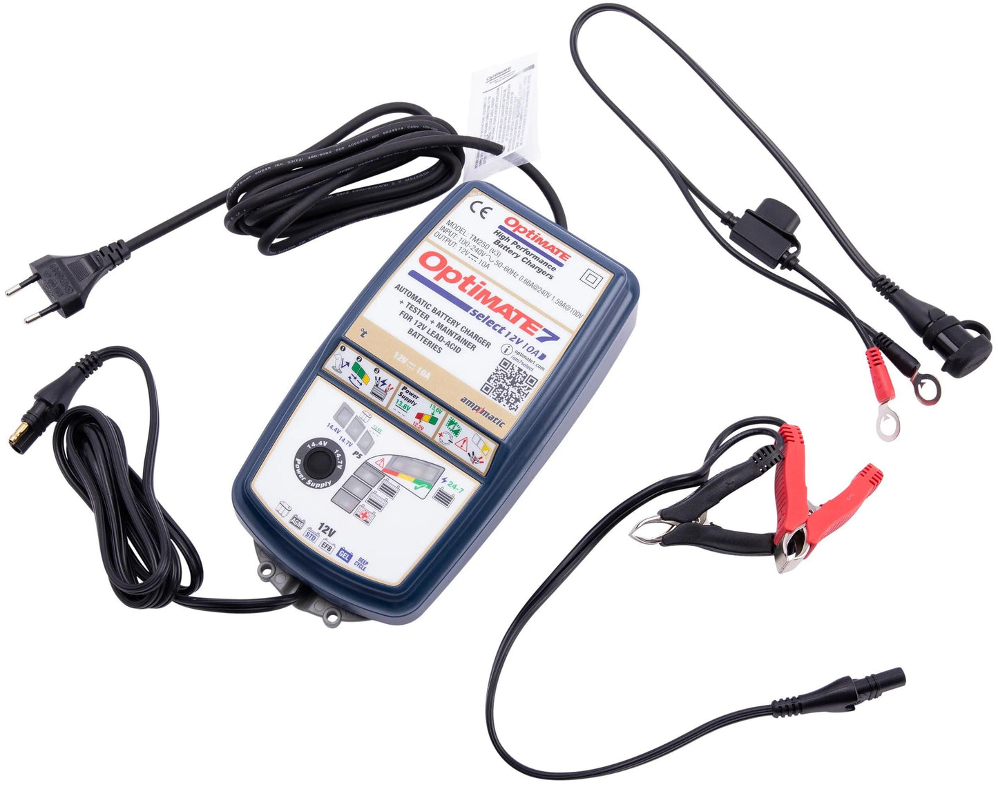 TecMate Battery Charger Optate 7 Seleccione óptimo 7 Charger Select Gold Edition
