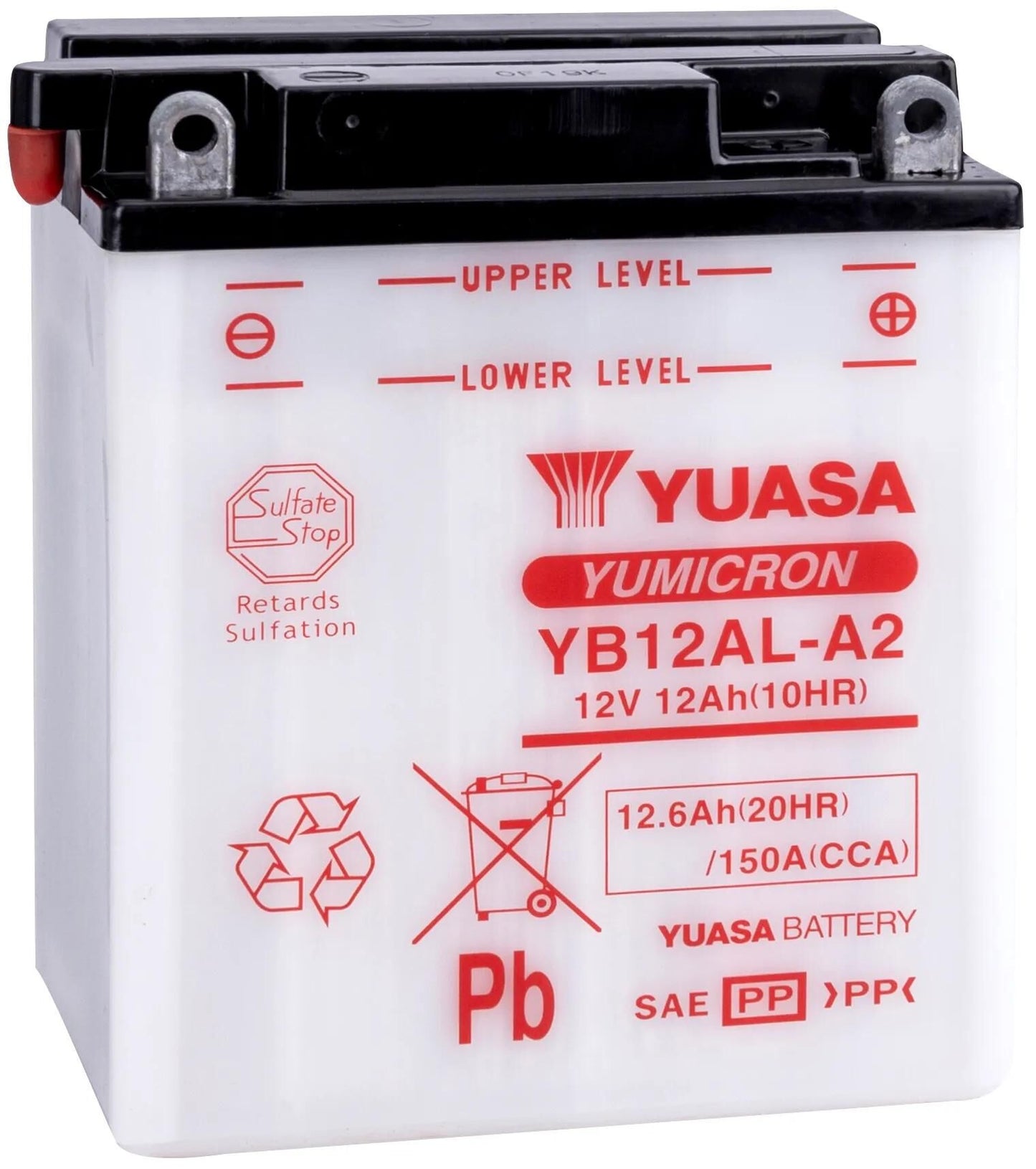 Batteria Yuasa YB12al-A2 standard senza SP