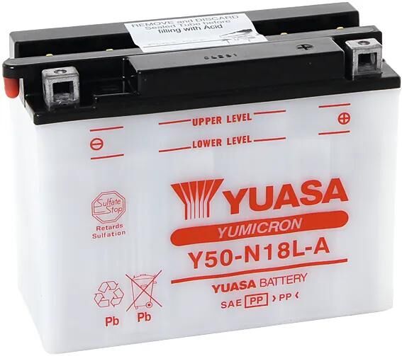 Yuasa batterij y50-n18l-a battery y50-n18l-a standard without sp