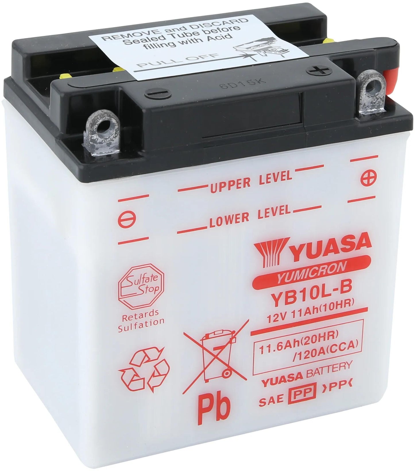 Batteria Yuasa YB10L-B standard senza SP