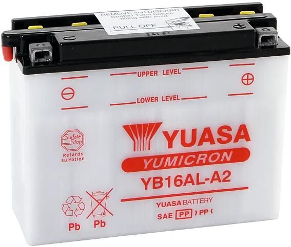 Batteria Yuasa YB16al-A2 standard senza SP