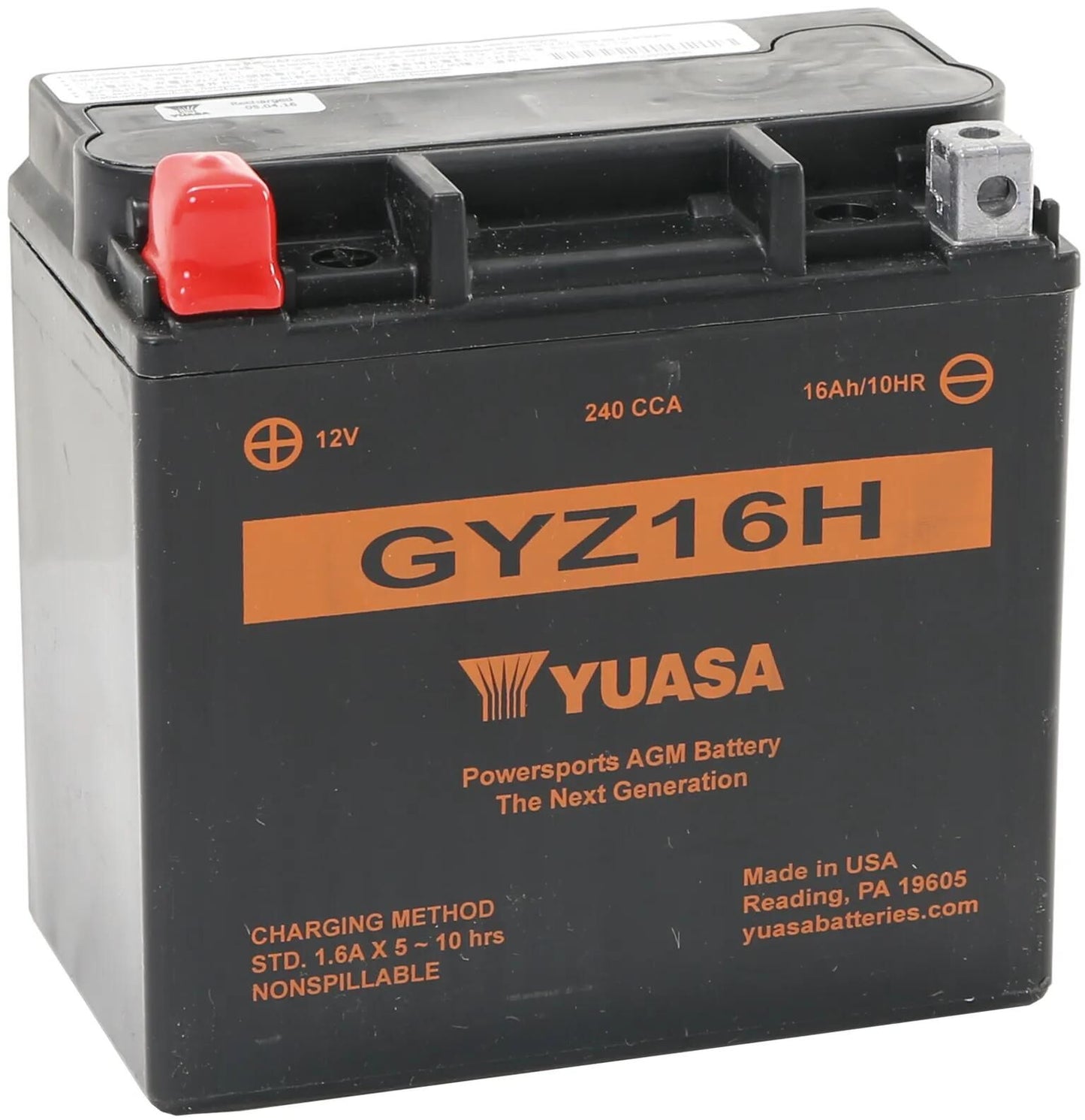 Batteria Yuasa Gyz16h AGM
