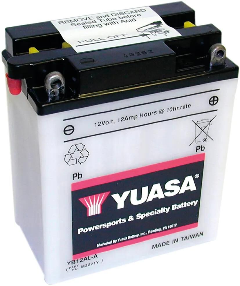 Batteria yuasa yb12al-uno standard senza sp