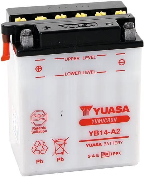 Batteria Yuasa YB14-A2 standard senza SP