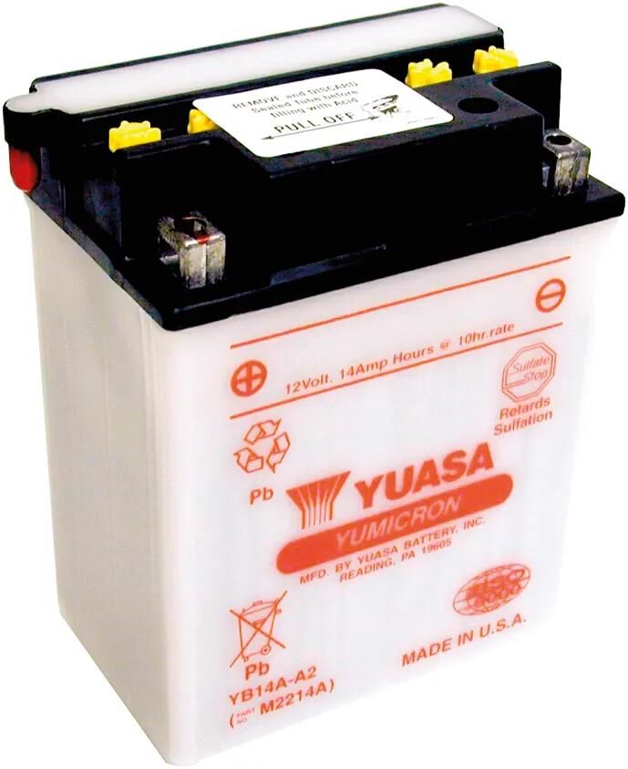 Batería yuasa estándar YB14A-A2 sin SP