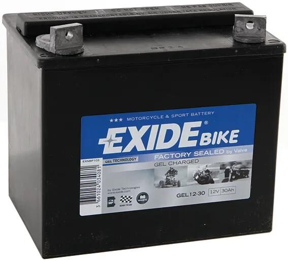 Exide Battery G12-30 Gel Din 52430
