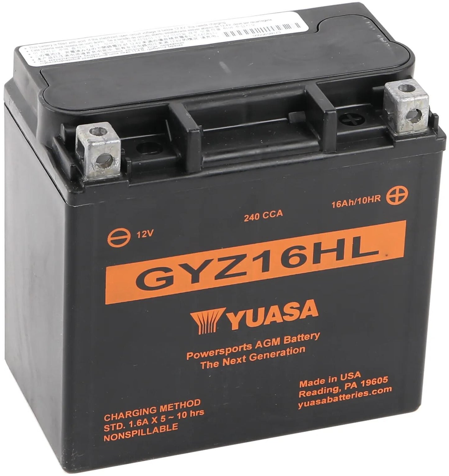Batteria Yuasa GYZ16HL AGM