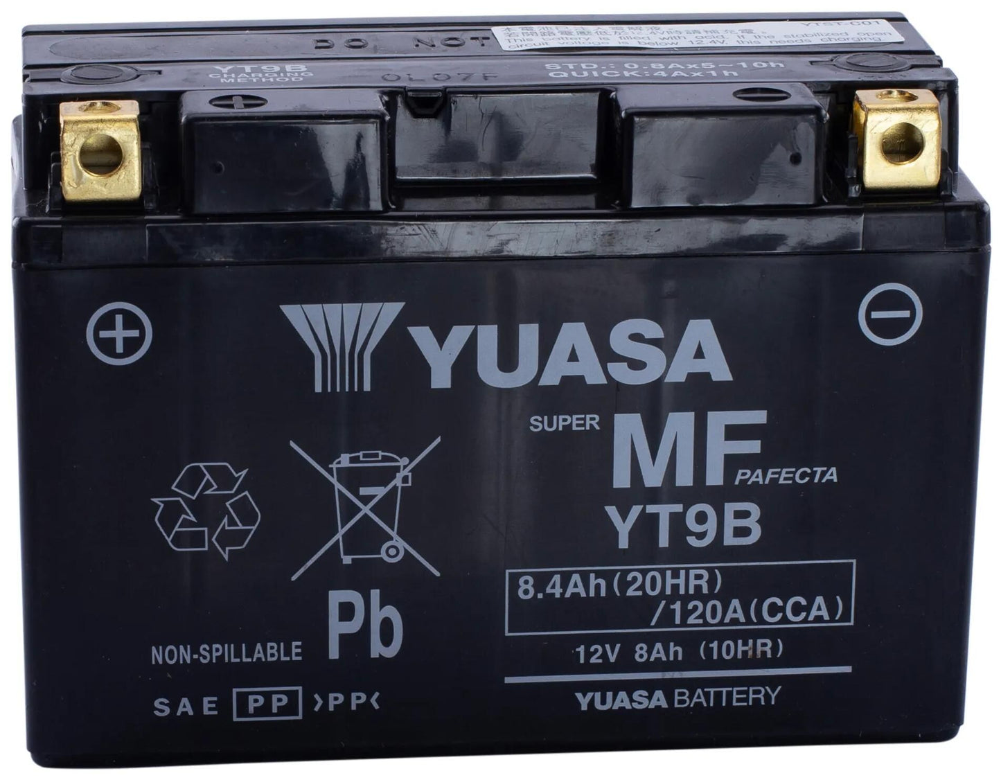 Batteria yuasa yt9b agm