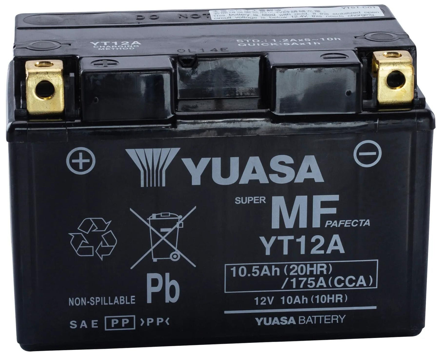 Batteria yuasa yt12a agm