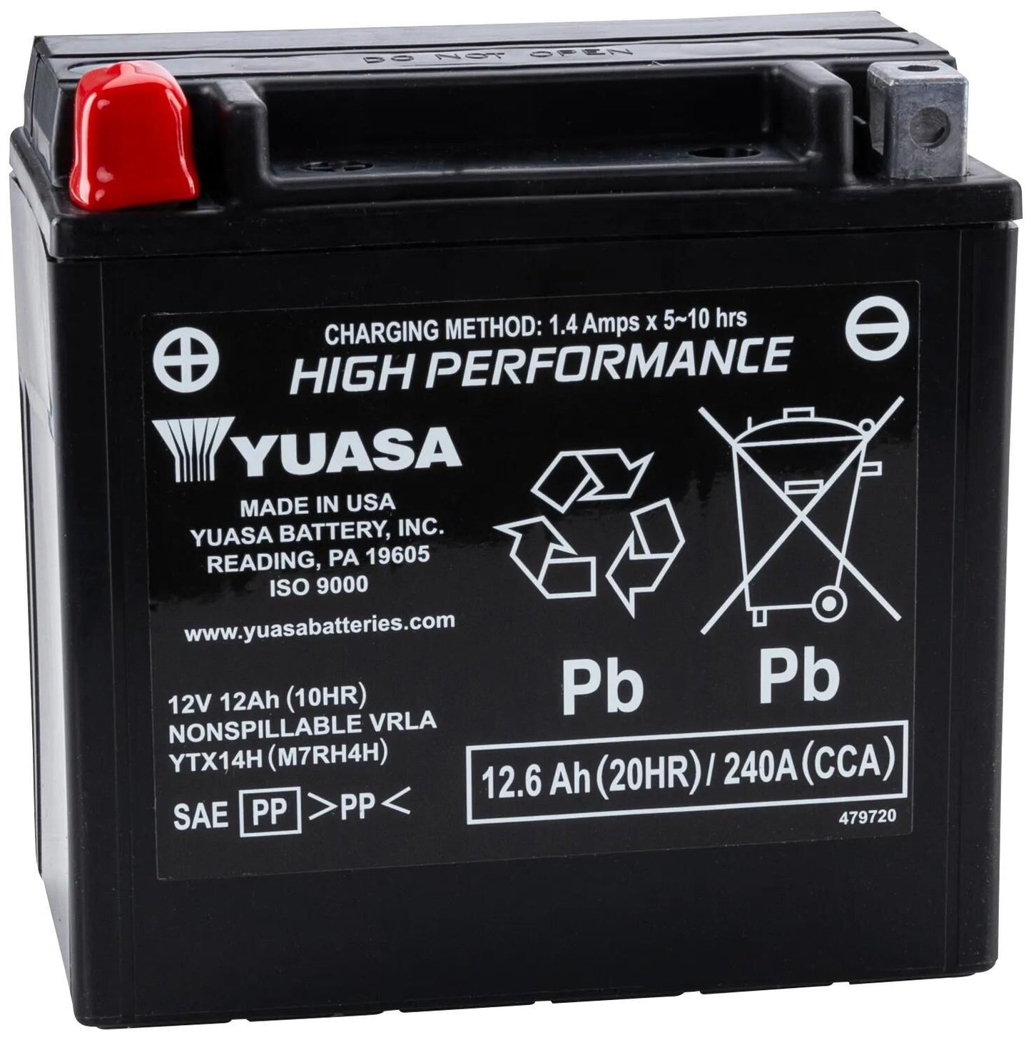 Batería Yuasa YTX14H AGM