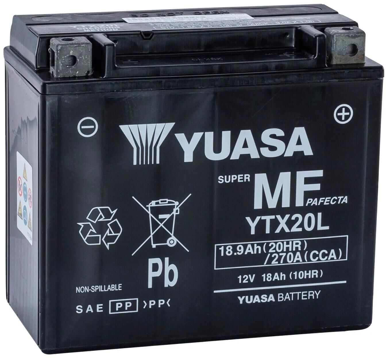 Batteria Yuasa ytx20l AGM