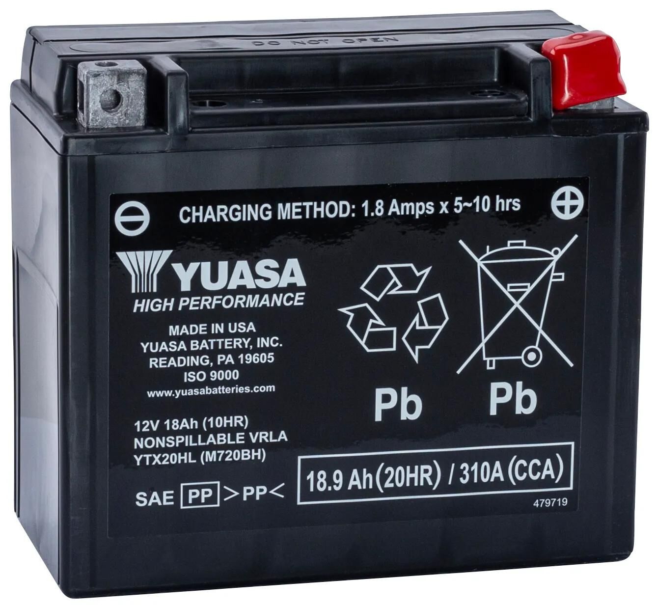 Batteria yuasa ytx20hl agm