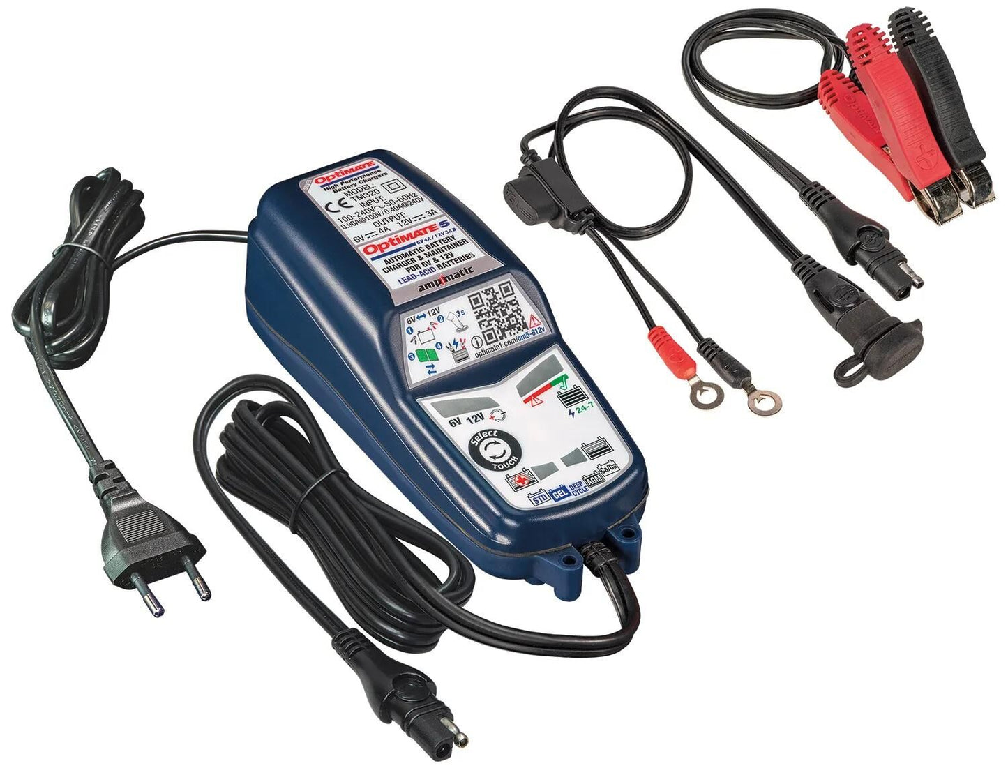 TecMate Battery Carger Optate 5 Seleccione óptimo 5 cargador Voltmatic 6V 12V