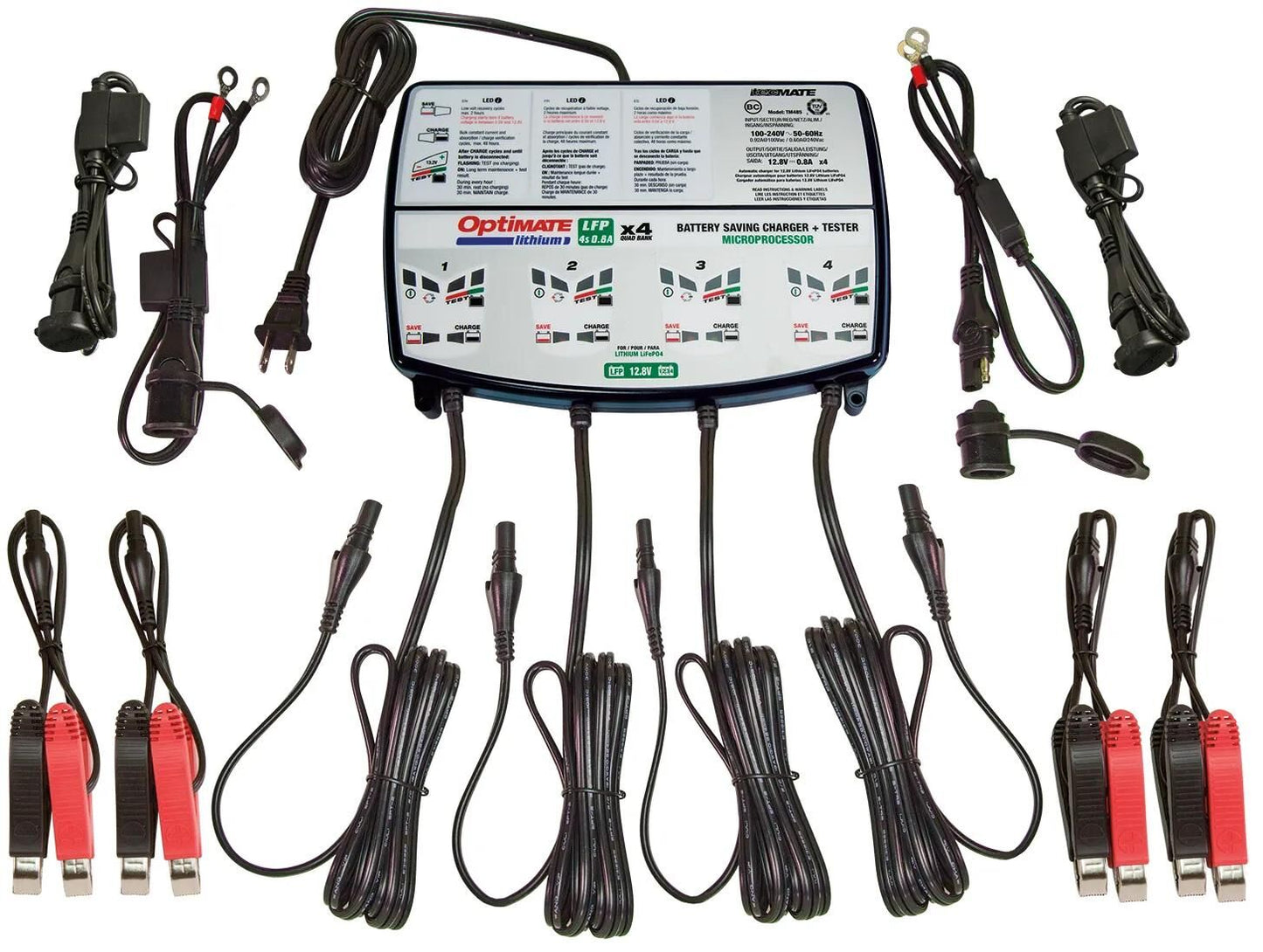 Caricatore della batteria Tecma