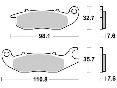 TRW Brake Pad MCB 759 Organic Standard