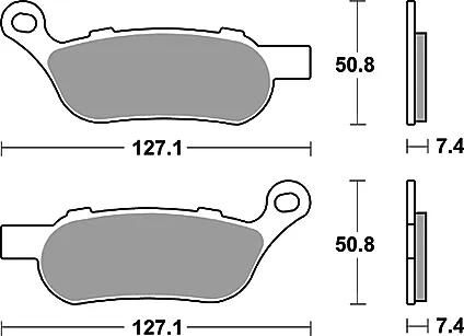 TRW Brake Tads MCB 814 PC Perf. comodidad