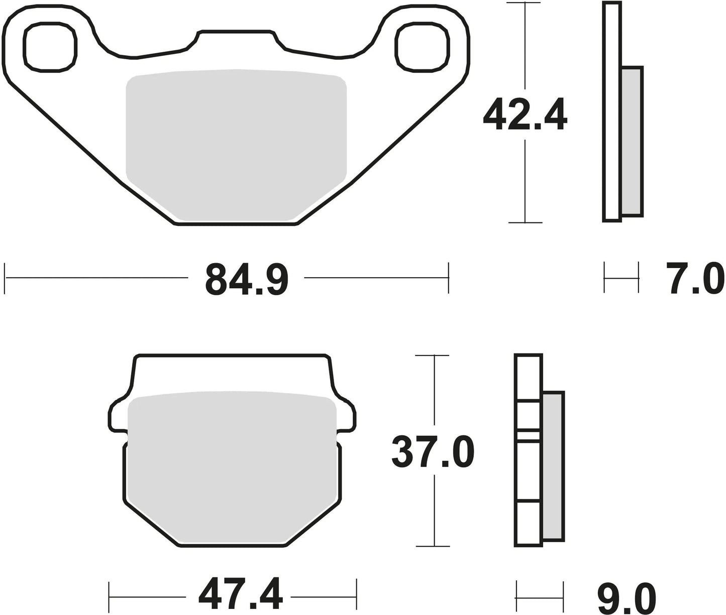 TRW Brake Tads MCB 519 EC Organic