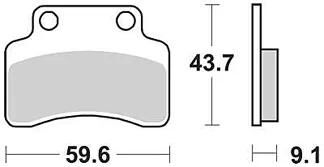 TRW Brake Tads MCB 694 EC Organic