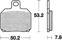 TRW Brake Pad MCB 700 EC organico