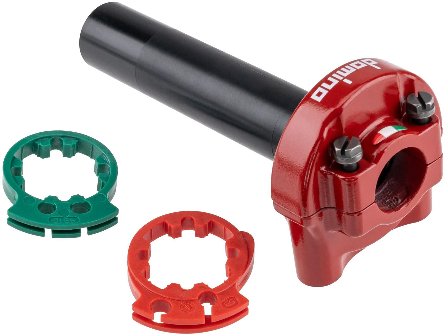 Domino manopola acceleratore xm2 manopole acceleratore in alluminio rosso 2 tiri xm2