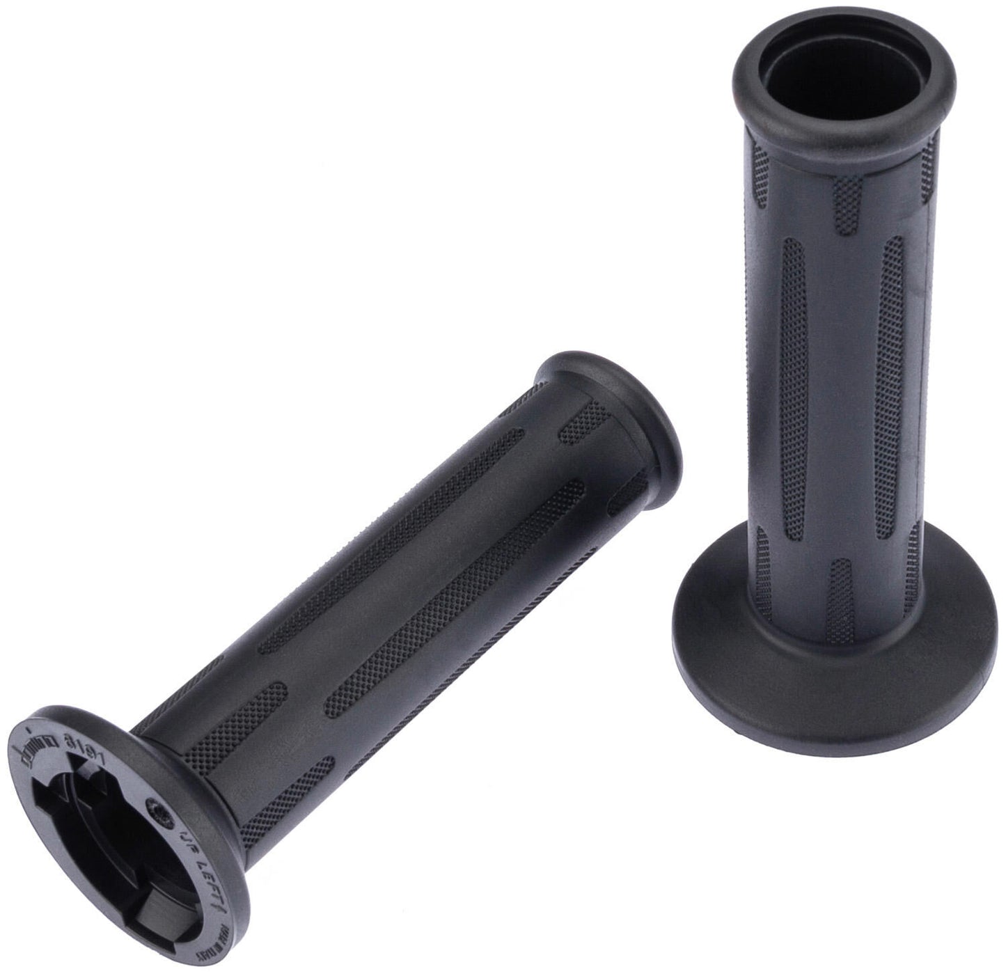 Maniglia Domino in gomma stile BMW. impugnatura in gomma 6190 sw 122mm aperta