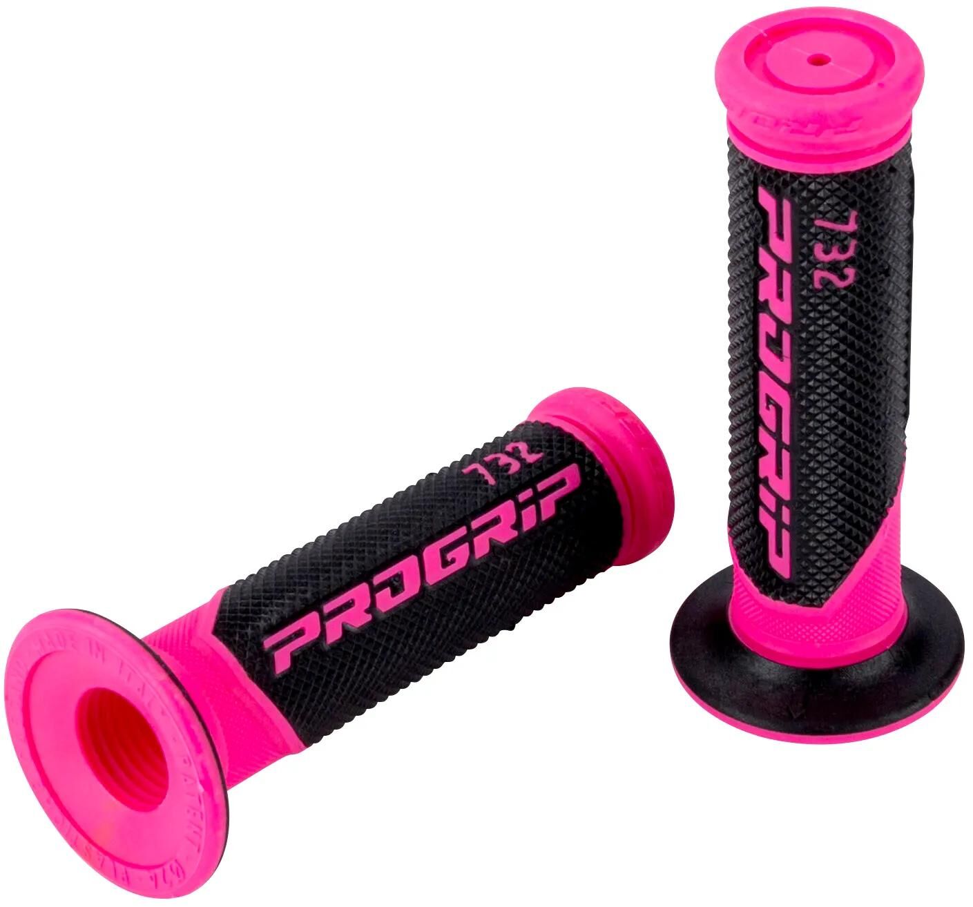 Progrip rubber handvat 732 rubber grip 732 fux sw 125mm closed fluo