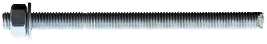Varilla anclaje espetón m12x160 galvanizada Cant.=10