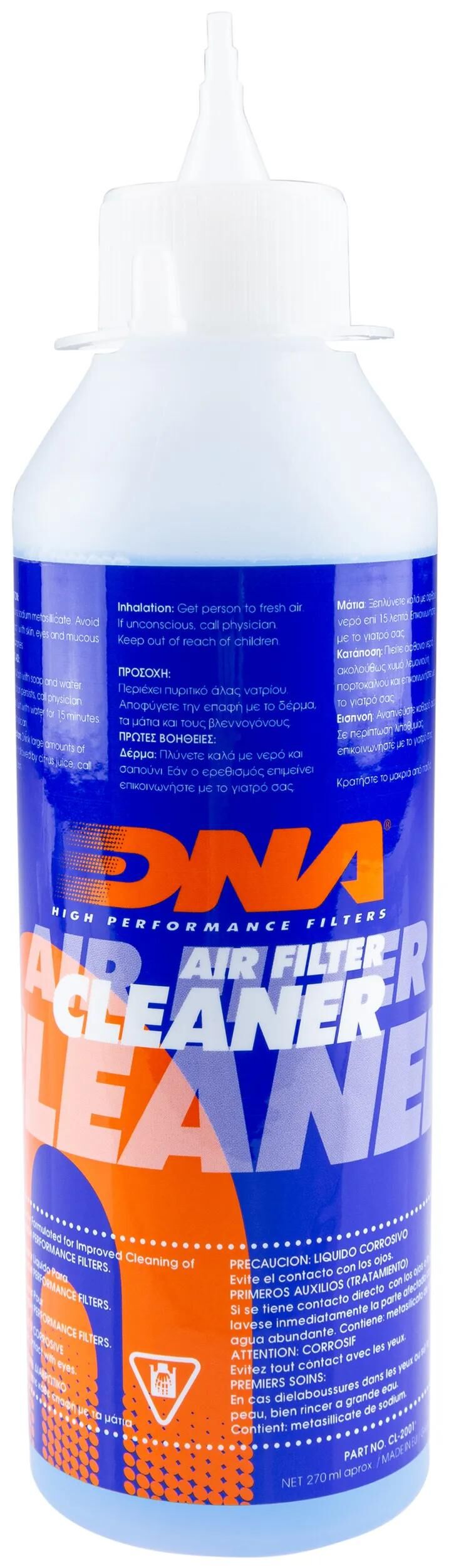 Limpiador de filtro de mantenimiento de filtro de aire de ADN 270 ml