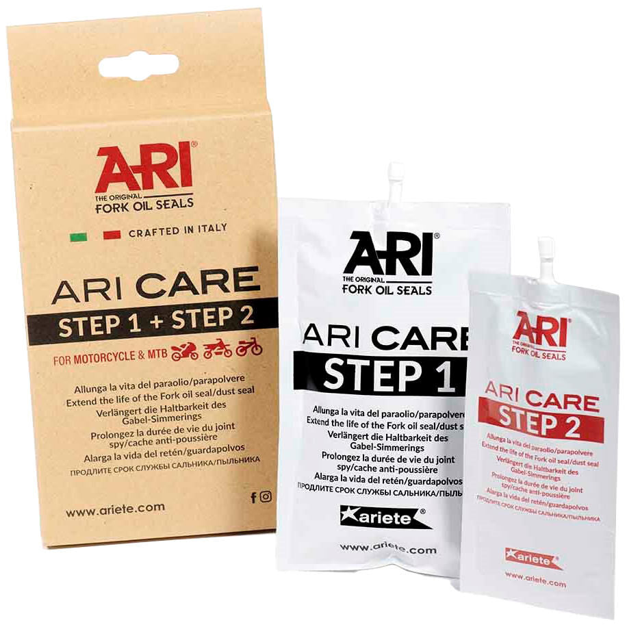 Ariete sello de horquilla delantera ari care cuidado de la horquilla ari care juego paso 1 + paso 2