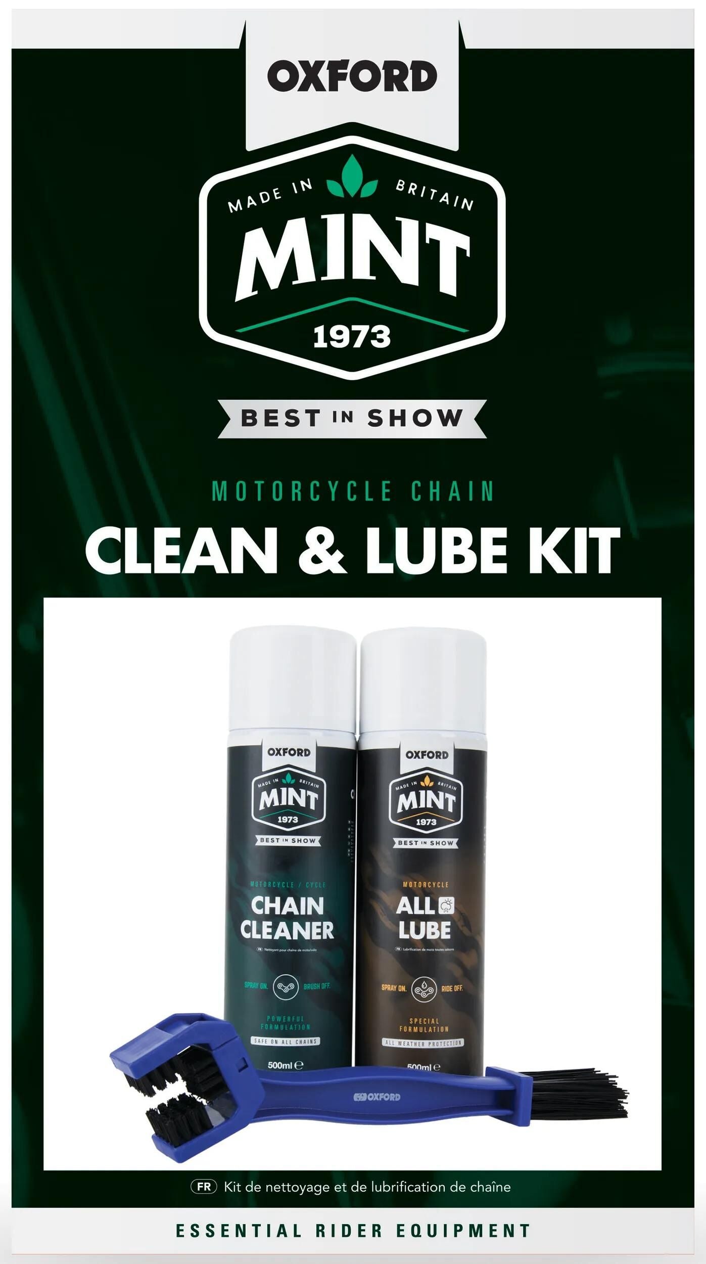 Set di cure a catena di menta oxford
