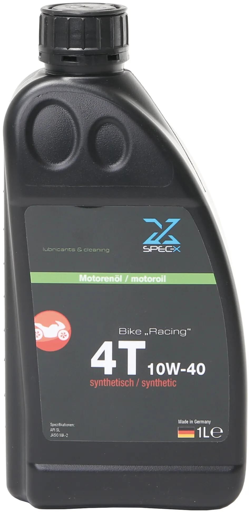Spec-x motorolie bike 4t racing motor oil 4t 10w-40 raci 1l bike