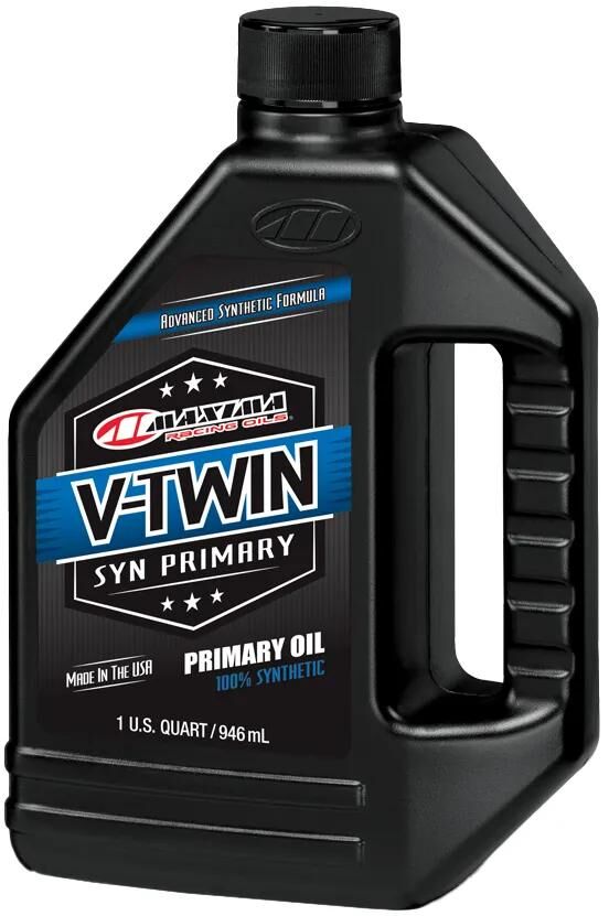 Maxima racing oils getriebeöl v- twin synthetic primary oil 80w drive oil 80wt maxima 946ml v-twin full