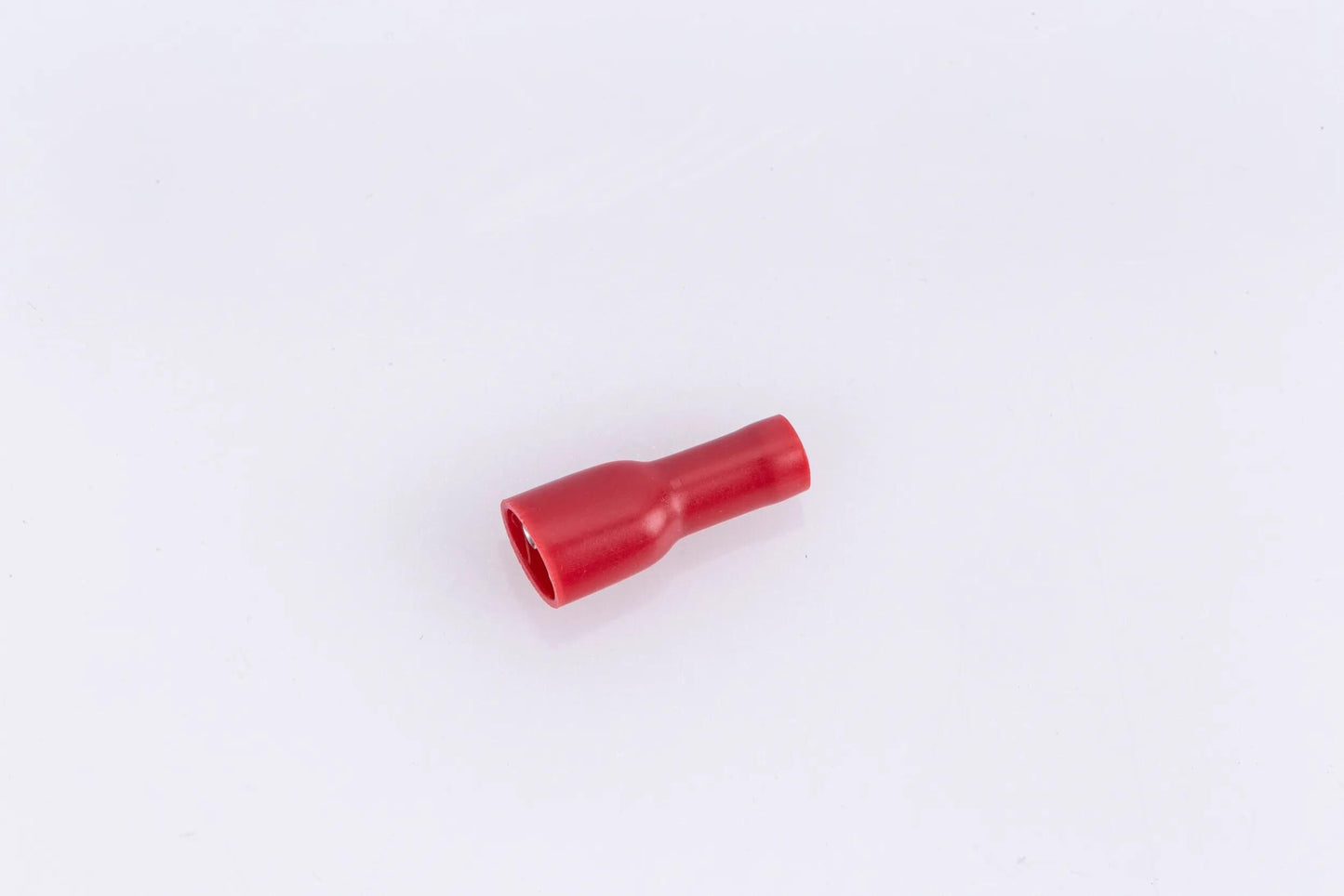 Spahn banana plug funda enchufable plana totalmente aislada roja 100ud
