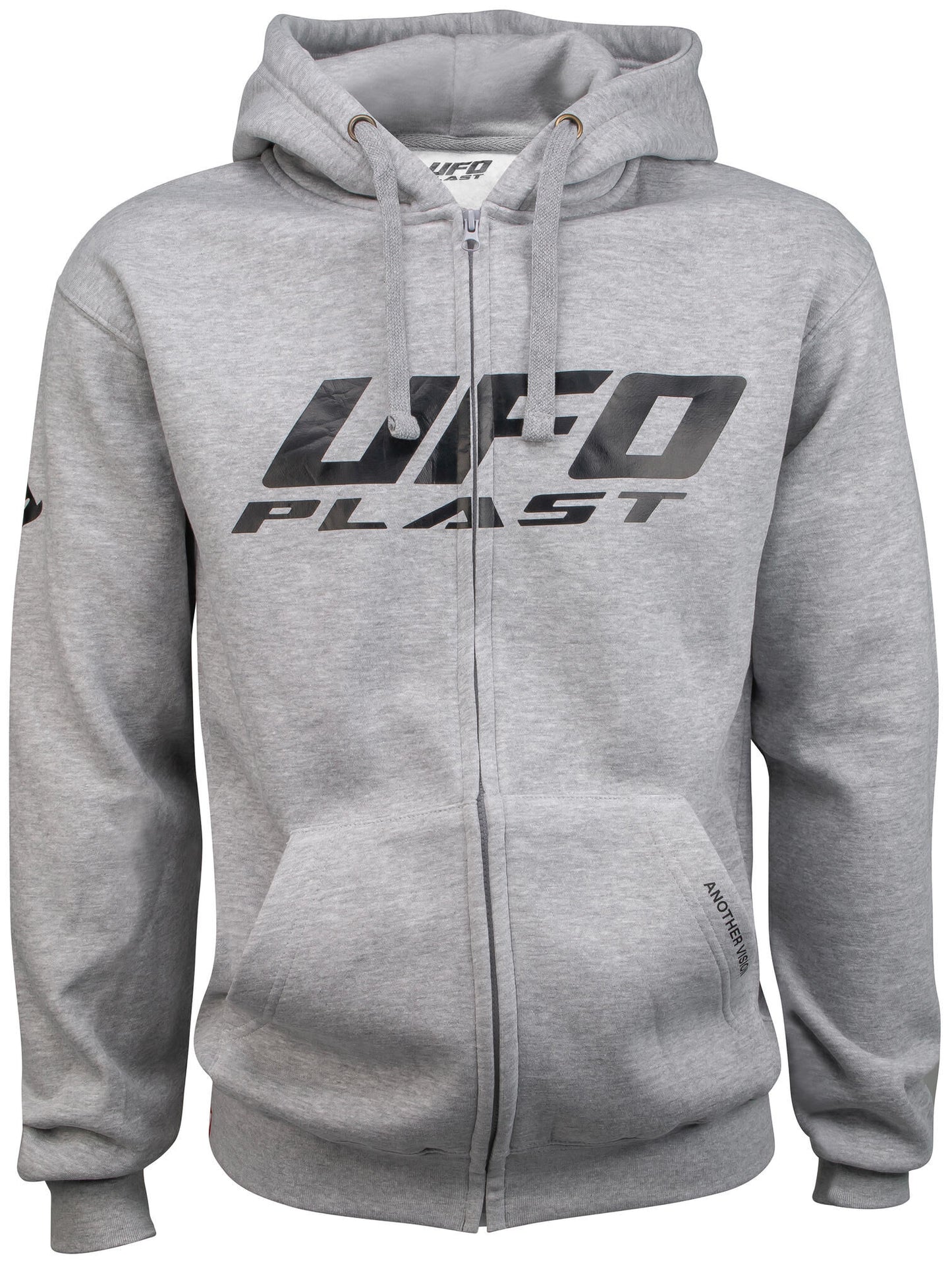 Ufo plast ufo giacca plast felpa con cappuccio ufo grigio gr. l