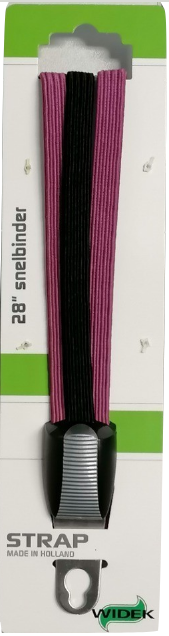 WideK 003915 TRIOBINDER City Braccia in acciaio inossidabile brocata rosso su carta