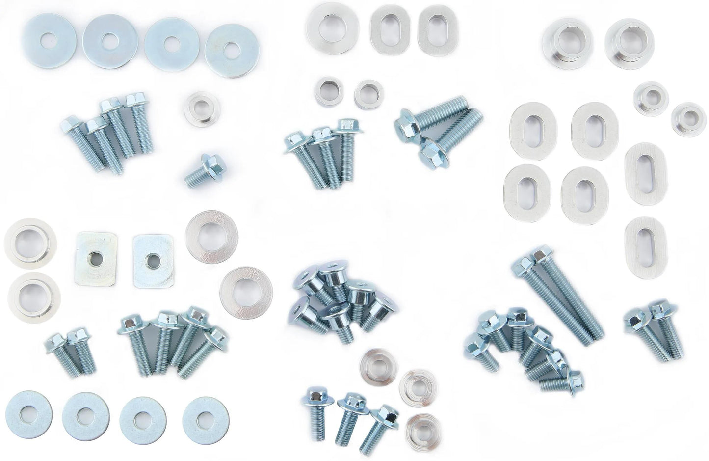 Set di bulloni Spec-x assortimento di viti fuoristrada per moto 68 pezzi