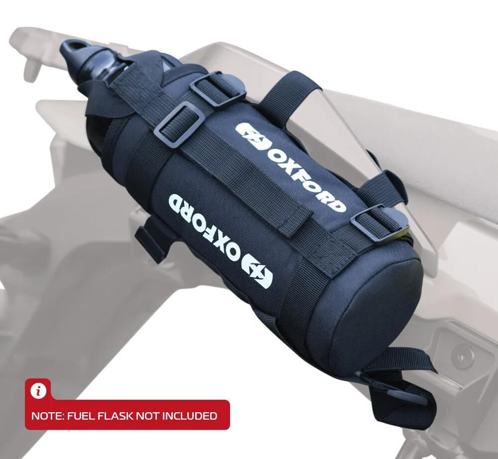 Borsa per bottiglia d'acqua Oxford nera