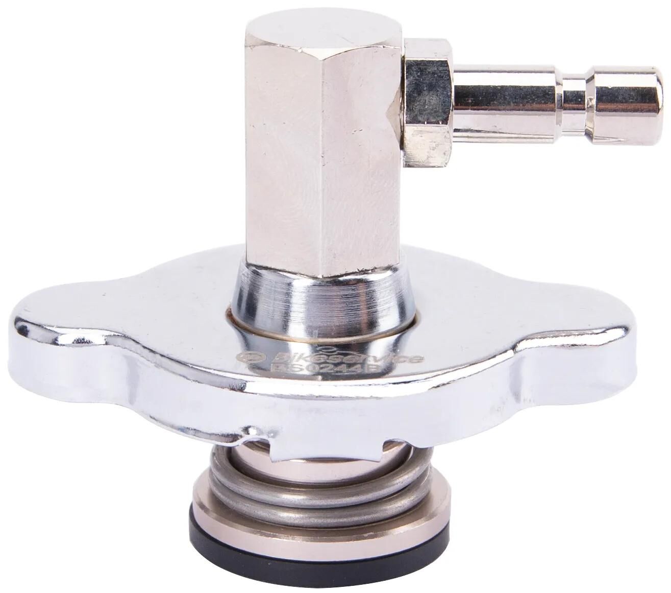 Bikeservice Radiator Cap Adapt BST Alas grandes en ángulo