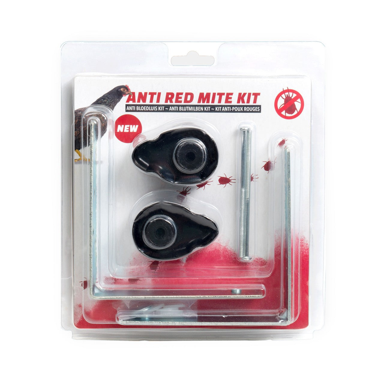 Kit antiácaros rojos