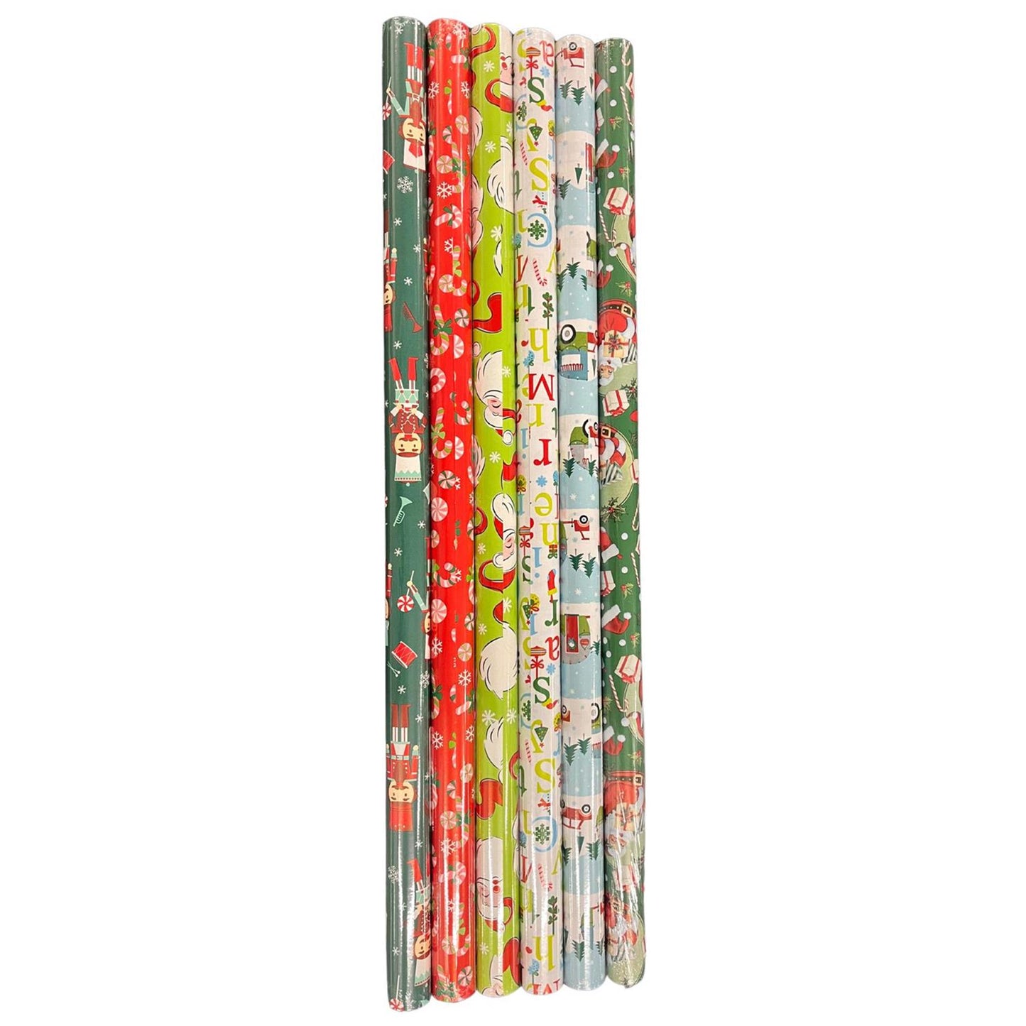 Rotolo natalizio in carta regalo 200x70cm
