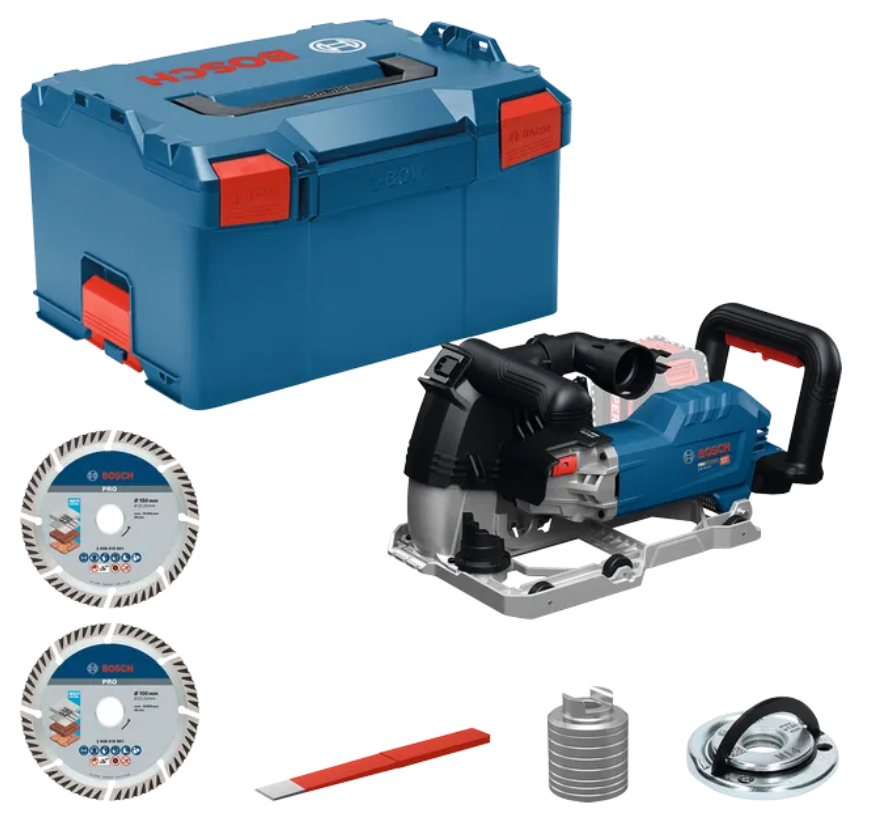 Bosch azul gnf 18v-40 profesional | cortadora de ranuras inalámbrica - cortadora de paredes | sin pilas ni cargador - 06016c5000